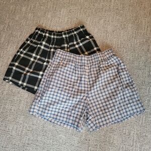 Hanna Andersson Flannel Boxer Pajama Shorts